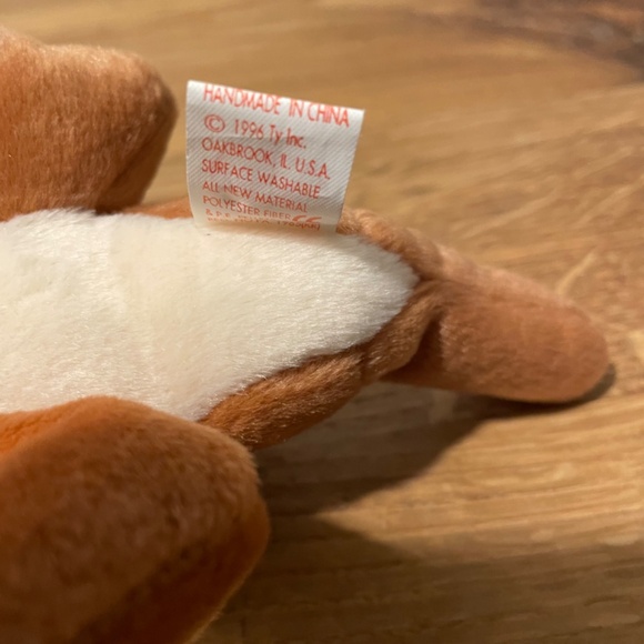 Ty Beanie Babies Pouch Kangaroo and Baby Brown 1996 – New Tag Protector VINTAGE - Picture 8 of 10